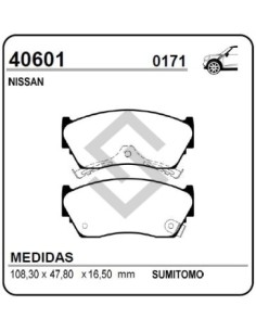 Im Past. Freno Del. Nissan Sentra 91/...