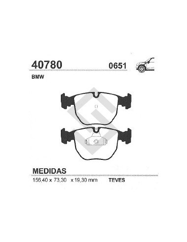 Im Past. Freno Del. Bmw Serie 5  (e39) 95/06 / Serie 7 94/... / M5 / X5