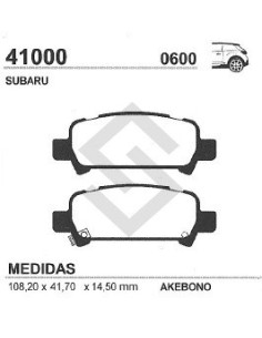 Im Past. Freno Tras. Subaru Legacy Iv 3.0i 03/...