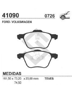 Vw Past. Freno Del. Passat 01/...  / Sharan 00/...