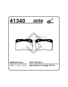 Ft Past. Freno Del. Iveco Daily 35.10/35.8 90/94
