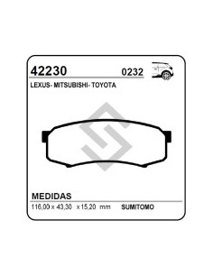 Im Past. Freno Tras. Toyota Hilux Sw4 05/.. - Land Cruiser Prado 03/... -  Mitsubishi Montero Full 09/...