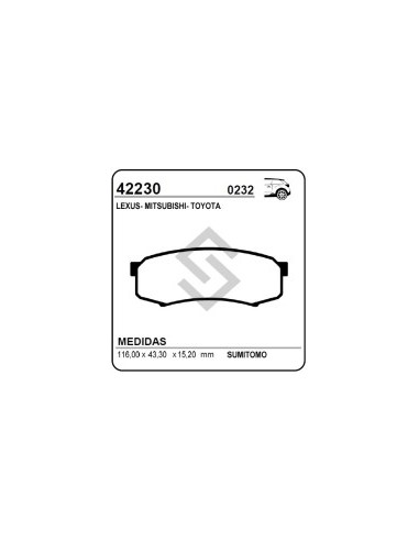 Im Past. Freno Tras. Toyota Hilux Sw4 05/.. - Land Cruiser Prado 03/... -  Mitsubishi Montero Full 09/...