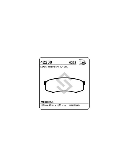 Im Past. Freno Tras. Toyota Hilux Sw4 05/.. - Land Cruiser Prado 03/... -  Mitsubishi Montero Full 09/...
