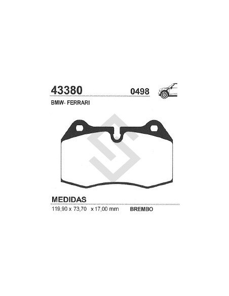 Im Past. Freno Del. Bmw Serie 8 94/99