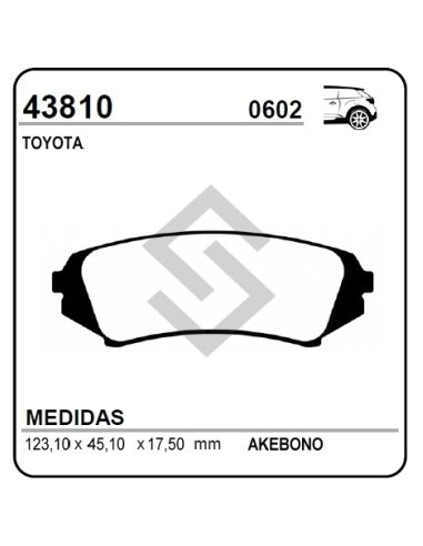Im Past. Freno Tras. Toyota Lexus Lx470 98/...