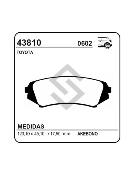 Im Past. Freno Tras. Toyota Lexus Lx470 98/...
