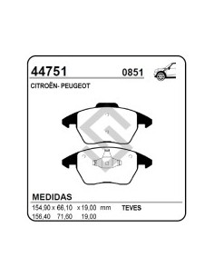 Pg Past. Freno Del. P.307 03/... - Citroen C4 04/...