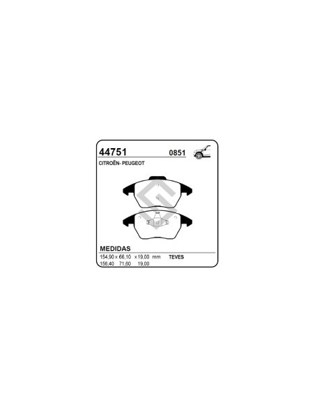 Pg Past. Freno Del. P.307 03/... - Citroen C4 04/...