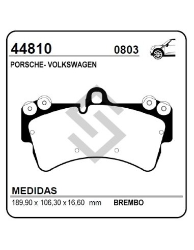 Im Past. Freno Del. Porsche Cayenne 3.2 / 4.5 - Vw Touareg (aro 18) .../02