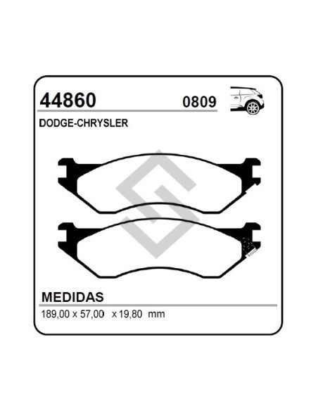 Im Past. Freno Tras. Dodge Ram 2500 / 3500 03/...