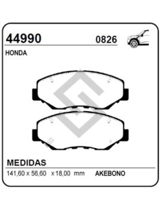Im Past. Freno Del. Honda Accord Viii / Accord Viii Tourer 03/... / Cr-v Ii 2.0 02/...