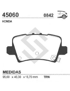 Im Past. Freno Tras. Honda Civic 06/...