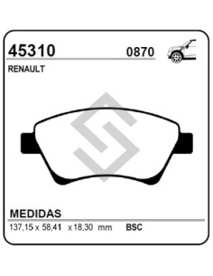 Rt Past. Freno Del. Laguna Ii / Megane Ii / Scenic Ii  02/...