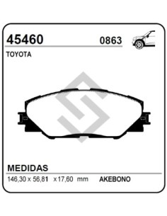 **im Past. Freno Del. Toyota Rav4 05/...
