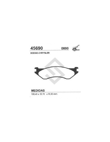 Im Past. Freno Del. Dodge B1500 / Ram 1500 94/98