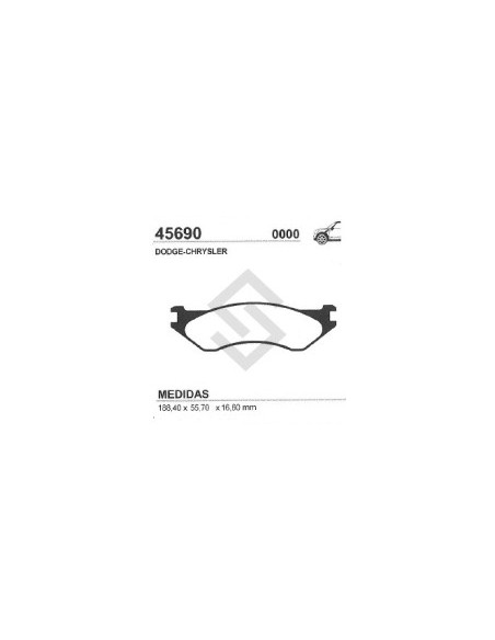 Im Past. Freno Del. Dodge B1500 / Ram 1500 94/98