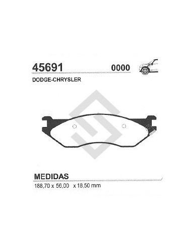 Im Past. Freno Del. Dodge Ram 1500 94/...