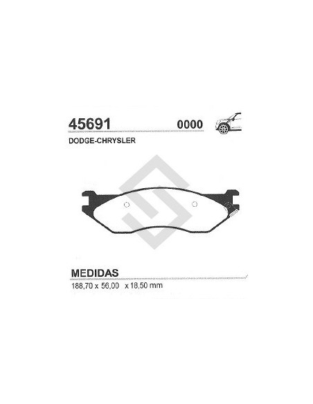 Im Past. Freno Del. Dodge Ram 1500 94/...