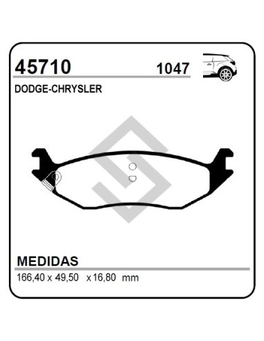 Im Past. Freno Tras. Dodge Ram 1500 15/... Hemi 5.7 V8