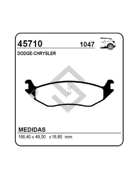 Im Past. Freno Tras. Dodge Ram 1500 15/... Hemi 5.7 V8