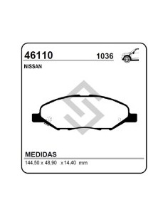 Im Past. Freno Del. Nissan Tiida 08/...
