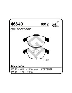 Vw Past. Freno Del. Tiguan 07/... - Audi A4/a5 07/...