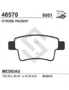 Pg Past. Freno Tras. P.408 11/... C4 Grand Picasso 07/...