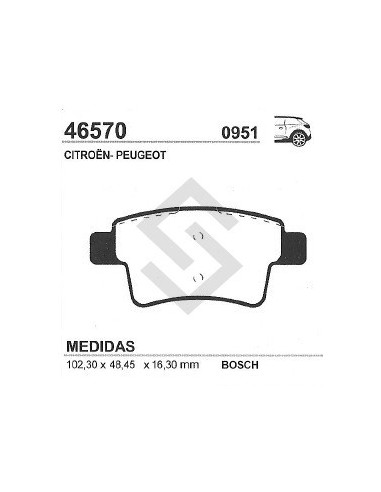 Pg Past. Freno Tras. P.408 11/... C4 Grand Picasso 07/...