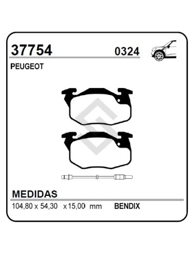 Rt Past. Freno Del. R.19 / R.11 / R.5 / R.9