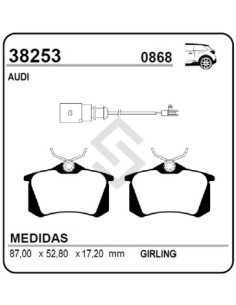 Im Past. Freno Tras. Audi A4 00/04 - Rs4 Quattro 99/...