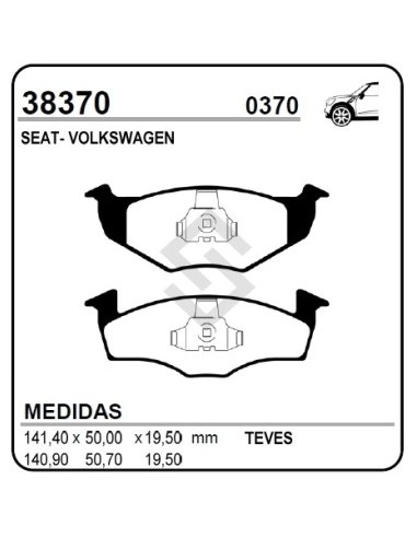 Vw Past. Freno Del. Golf / Polo 96/97 Disco Solido