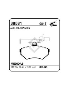 Im Past. Freno Del. Audi A4 / Quattro / Passat Berlina / Variant