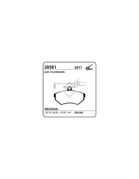 Im Past. Freno Del. Audi A4 / Quattro / Passat Berlina / Variant