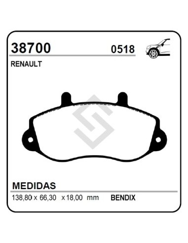 Rt Past. Freno Del. Master 2.5 - 97/...