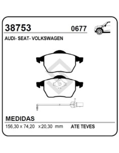 Vr Past. Freno Del. Passat / Audi A4 / A6 / Quattro - 98/...