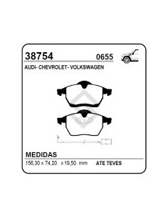 Vr Past. Freno Del. Audi A6/a8