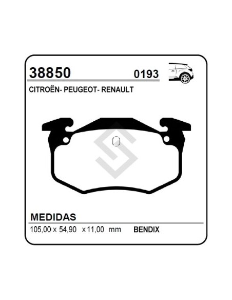 Pg Past. Freno Tras. P.306 / P.309 90/96