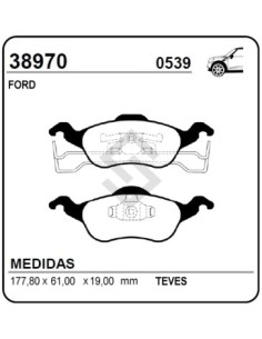 Fd Past. Freno Del. Focus (nafta O Diesel)