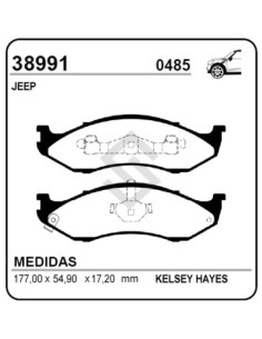 Vr Past. Freno Del. Grand Cherokee / Wrangler 99/...