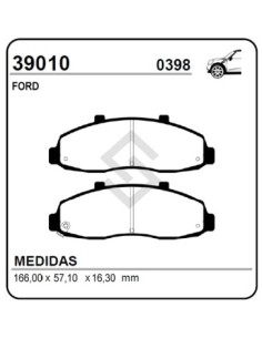 Fd Past. Freno Del. F.150 97/08 - F.150 4x4 98/03
