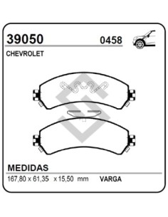 Ch Past. Freno Del. S-10 / Blazer 4x4 (brazil)