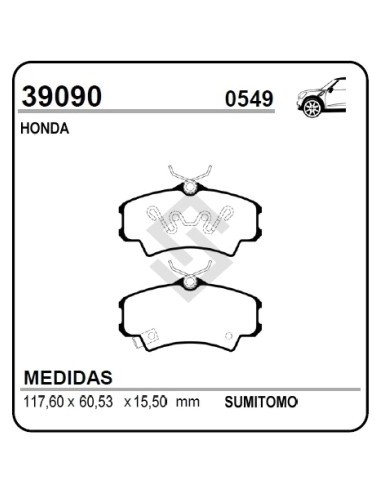 Im Past. Freno Del. Honda Civic (brazil)