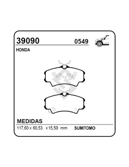Im Past. Freno Del. Honda Civic (brazil)