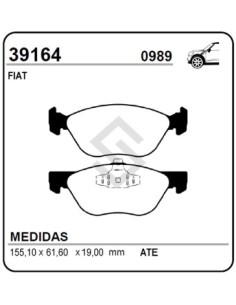Ft Past.freno Del. Doblo / Idea Advent. / Palio Wkend Adv.locker / Strada Advent / Punto / Linea 1.4 - 10/...