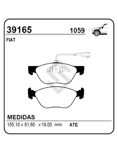 Ft Past. Freno Del. Bravo 1.8 16v  10/...