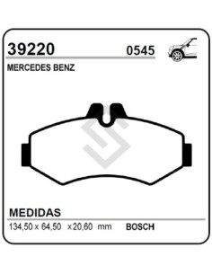 Vr Past. Freno Tras. M.benz Sprinter / Vito / Viano