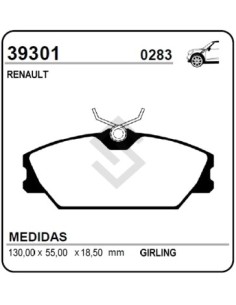 Rt Past. Freno Del. Clio Ii 98/... Laguna 01/... Berlina - Safrane 96/...