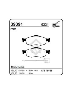 Fd Past. Freno Del. Mondeo - C/sensor