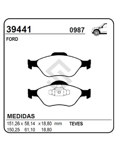 Fd Past. Freno Del. Ecosport 04/...